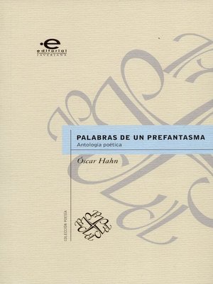 cover image of Palabras de un prefantasma